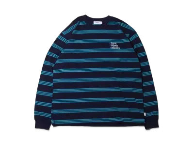 atmos Border LS T-shirts "Navy"
