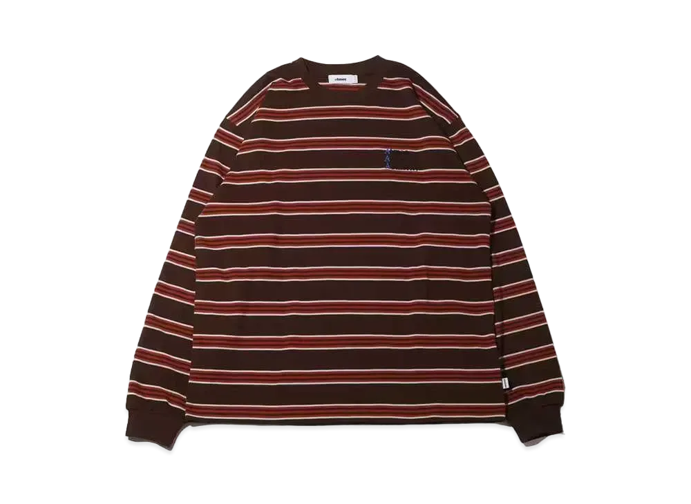 atmos Border LS T-shirts "Brown"