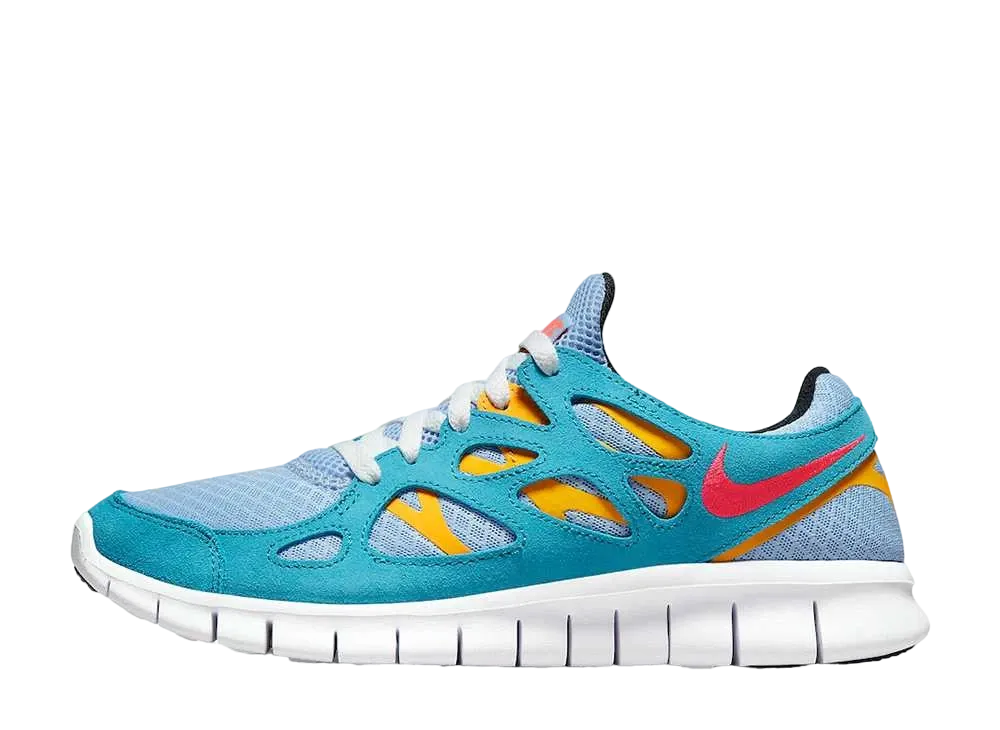 ナイキ フリー ラン2 "サイバーティール/ブライトクリムゾン"