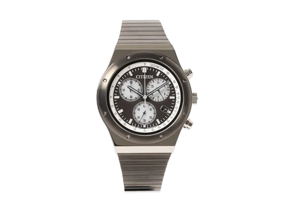 未使用 CITIZEN x BEAMS クロノグラフ腕時計 ブラック BEAMS x CITIZEN 1984 Chrono 