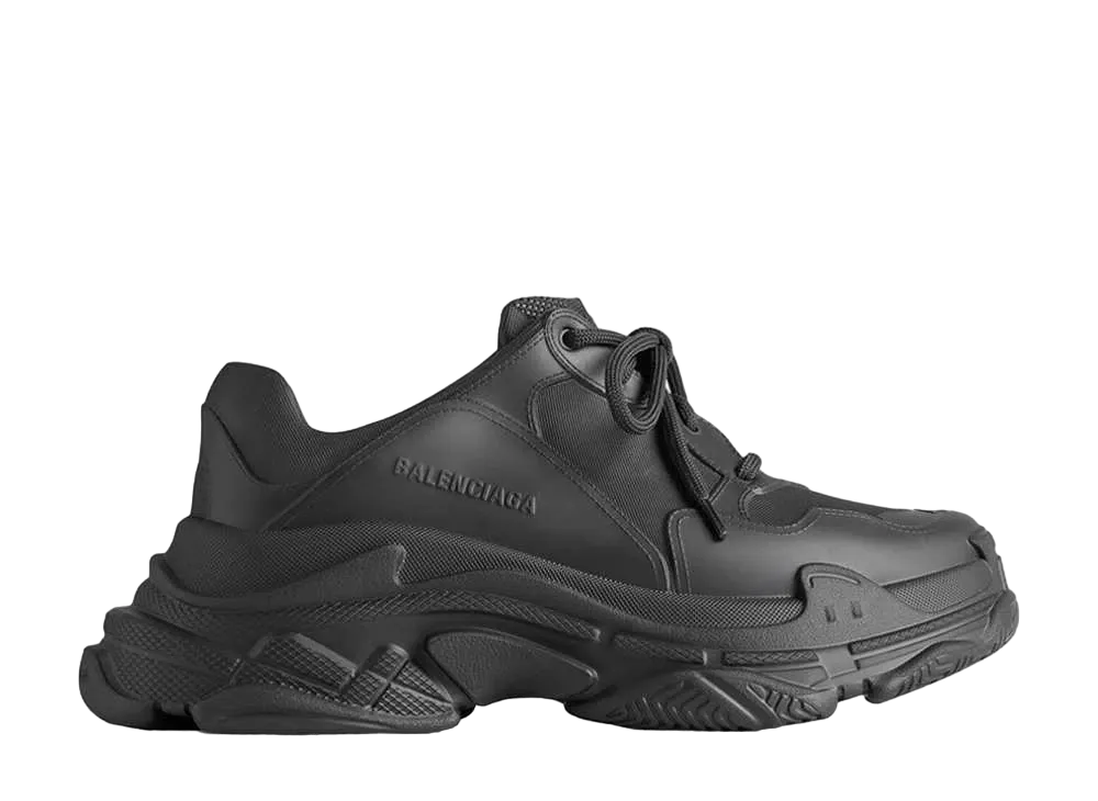 バレンシアガ トリプルS モールド スニーカー "ブラック"