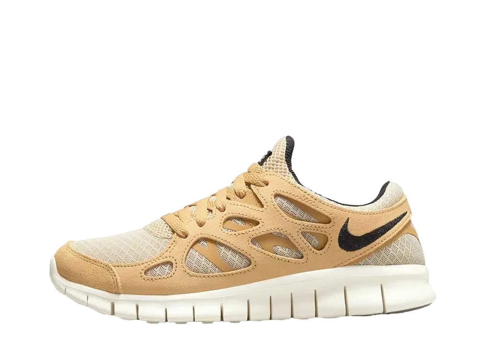 ナイキ ウィメンズ フリー ラン2 "ラタン/ブラック/ウィート/トゥワイン"