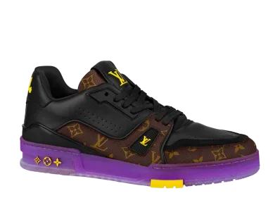 Louis Vuitton LV Trainer Sneaker "Yellow/Purple"