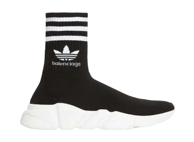 BALENCIAGA × adidas Women's Speed Trainer "Core Black/Footwear White"