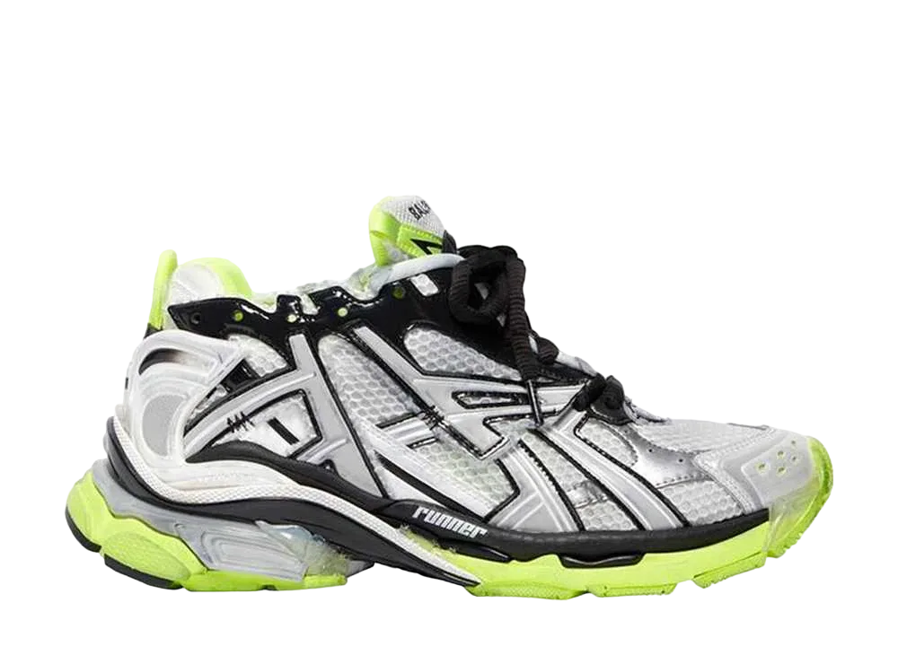 バレンシアガ ランナー スニーカー "ホワイト/ブラック/ネオンイエロー"