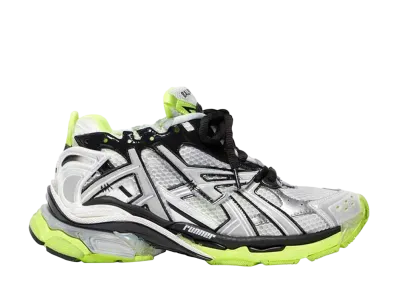BALENCIAGA Runner Sneaker "White/Black/Neon Yellow"