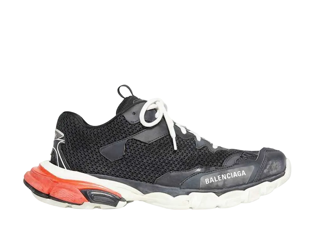 バレンシアガ トラック.3 スニーカー "ブラック/ホワイト/レッド"