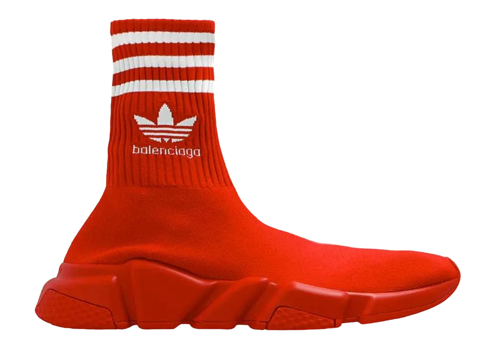 バレンシアガ × アディダス スピードトレイナー "レッド"