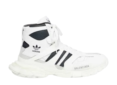 BALENCIAGA × adidas Track Forum Trainers "White/Black"
