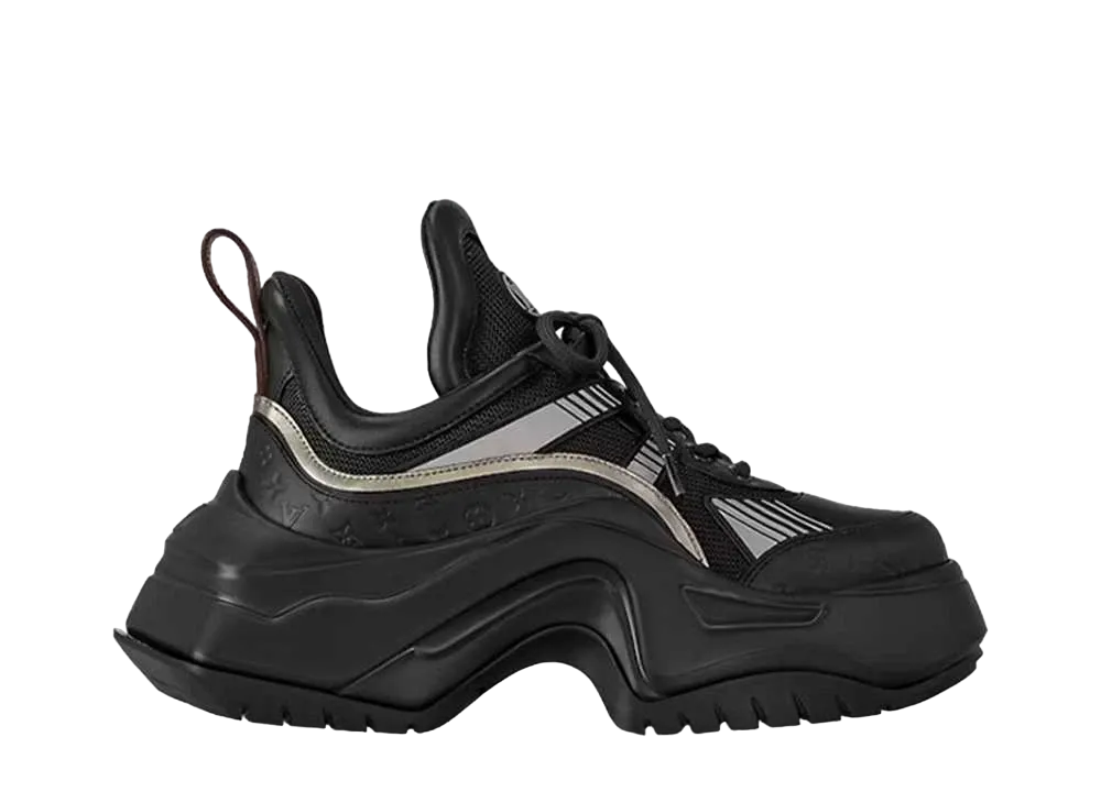 ルイヴィトン ウィメンズ LV アークライト2.0・ライン スニーカー "ノワール"