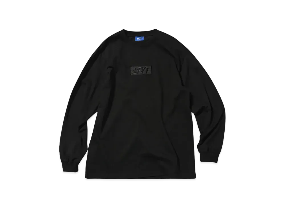 LFYT TONAL LFYT BOX LOGO L/S TEE "BLACK"
