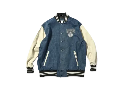 LFYT COAT OF ARMS VARSITY JACKET "WASH DENIM"
