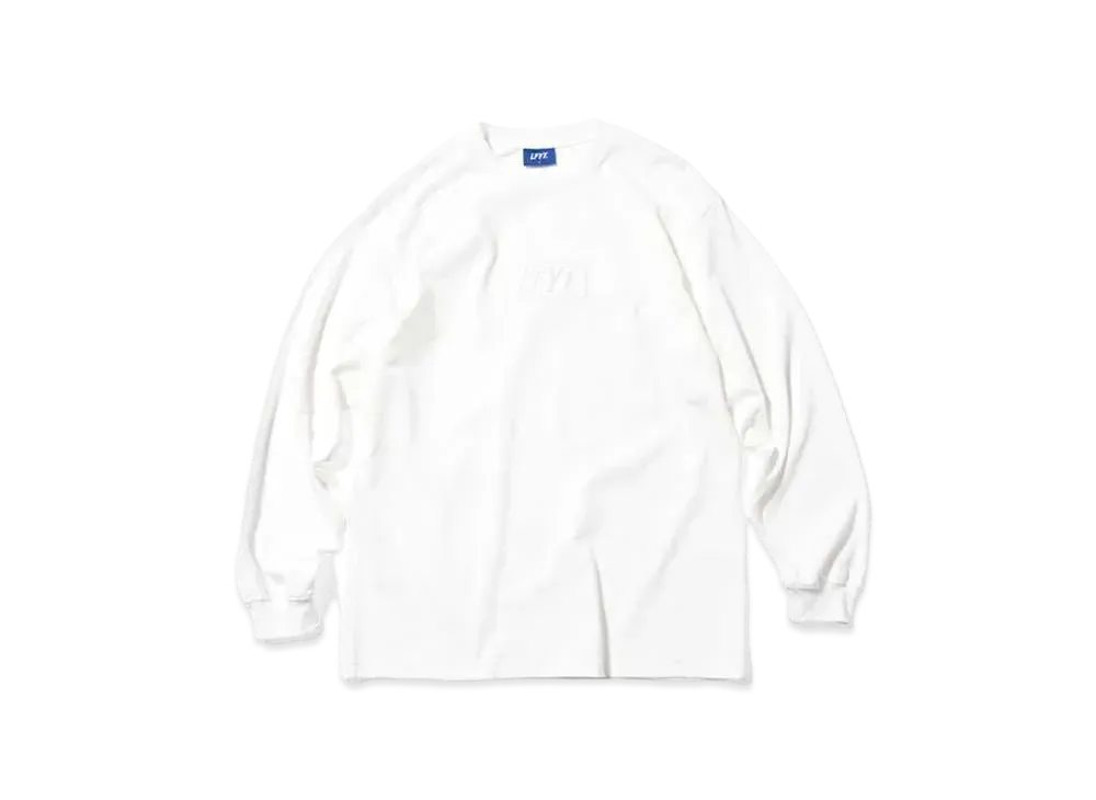 LFYT TONAL LFYT BOX LOGO L/S TEE "WHITE"