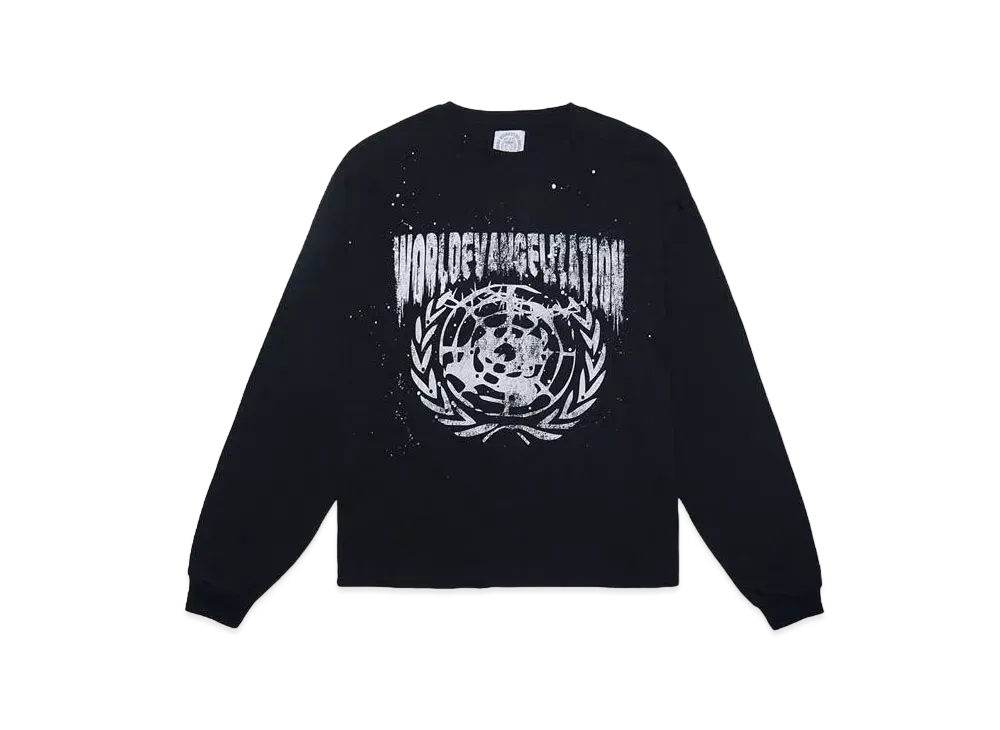 SOMEIT W.E Vintage LS Tee "BLACK"