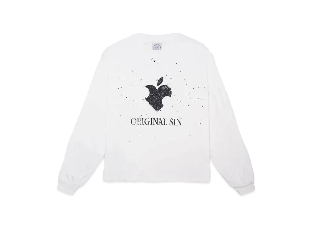 SOMEIT O.S Vintage LS Tee "WHITE"