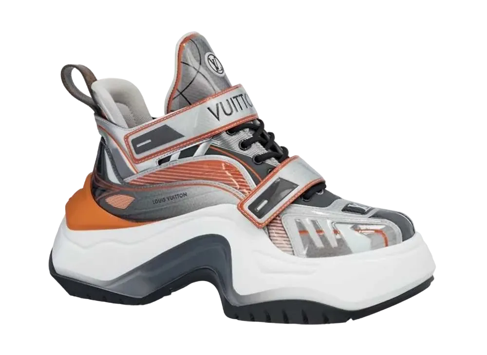 ルイヴィトン ウィメンズ LV アークライト 2.0・ライン スニーカー "オレンジ"