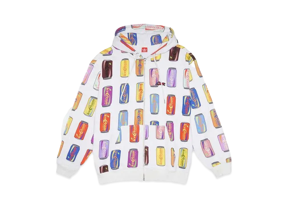 ICECREAM 6 PACK ZIP HOODIE "WHISPER WHITE"
