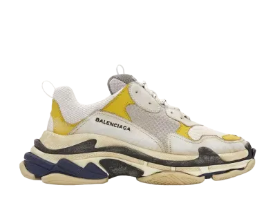 Balenciaga Triple S "White/Gray/Yellow" (Dover Street Market Exclusive)