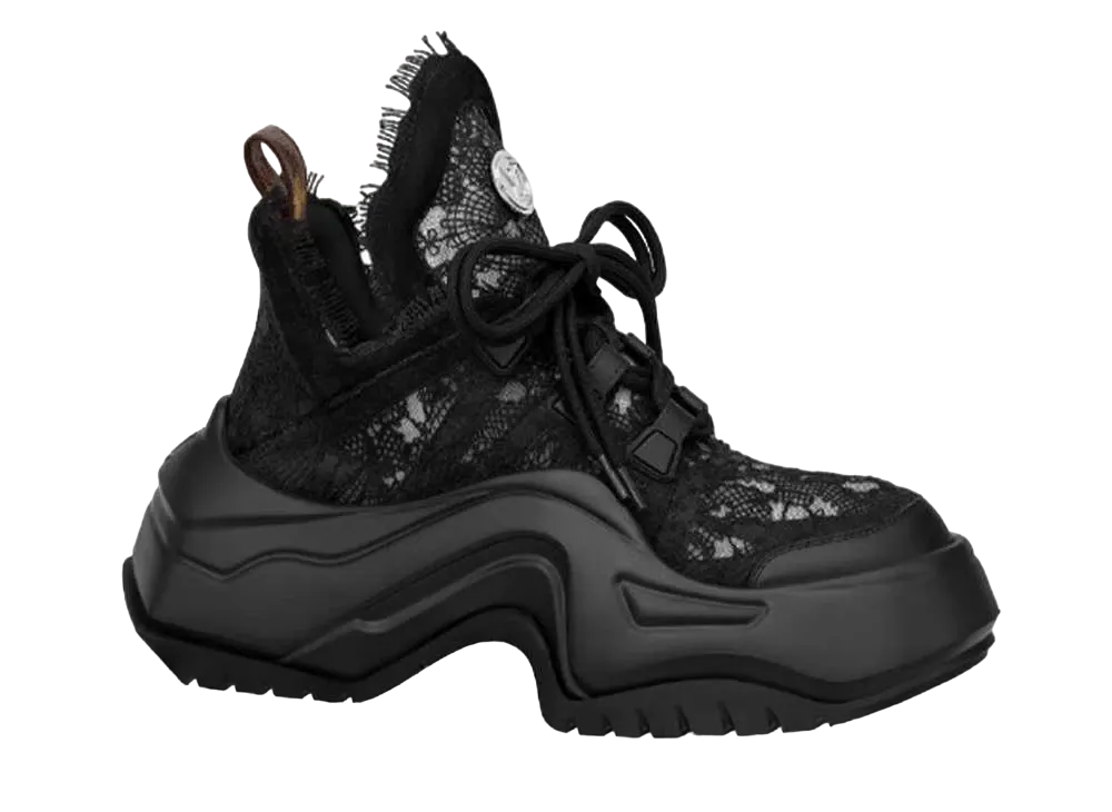 ルイヴィトン ウィメンズ LV アークライト 2.0・ライン スニーカー "ノワール"