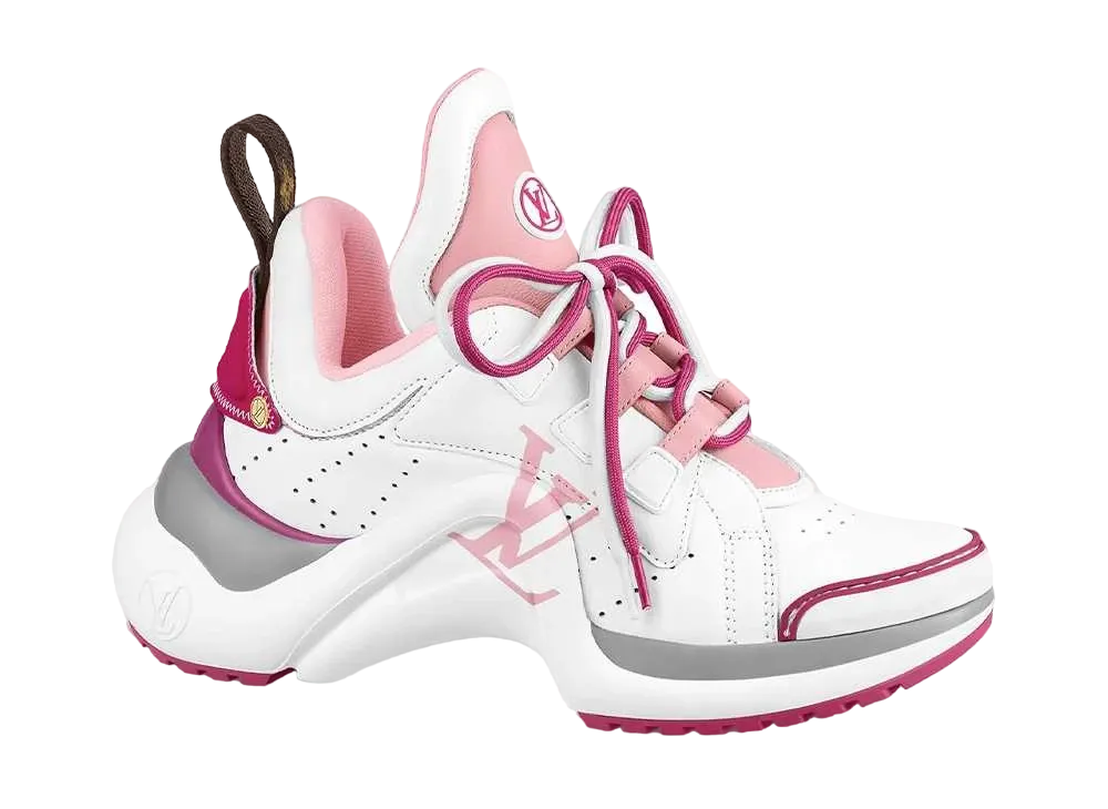 ルイヴィトン ウィメンズ LV アークライト 2.0・ライン スニーカー "ピンク"