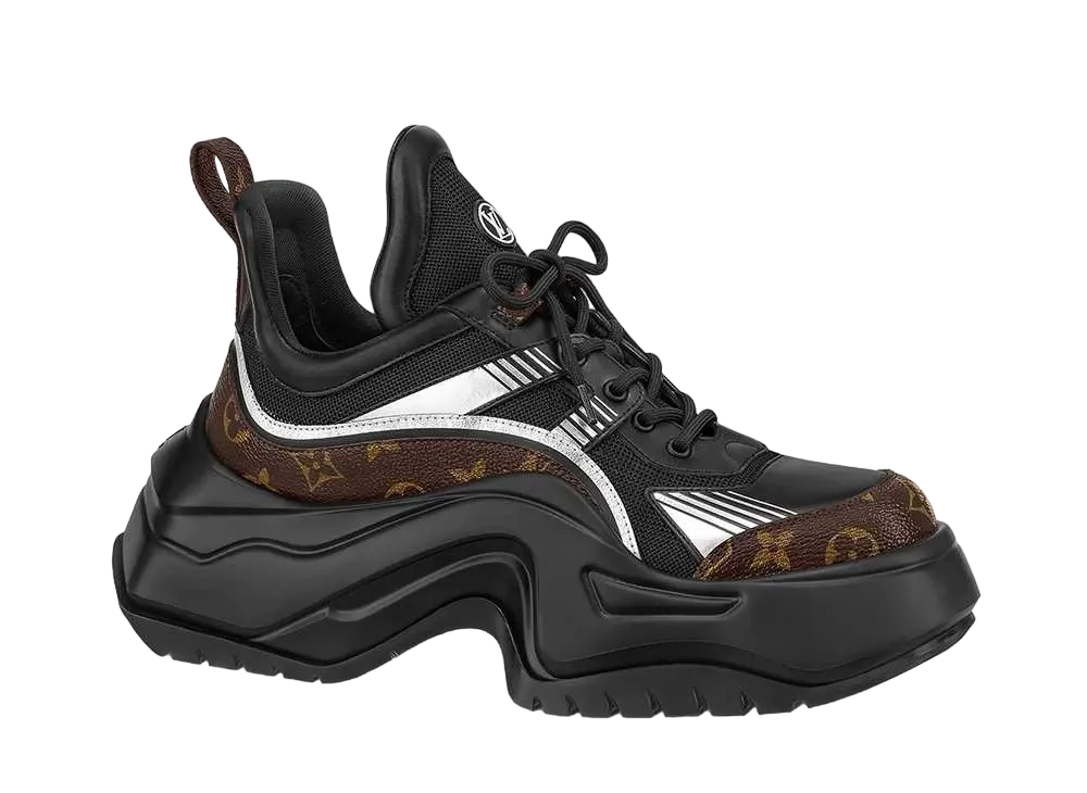 ルイヴィトン ウィメンズ LV アークライト 2.0・ライン スニーカー "ノワール"