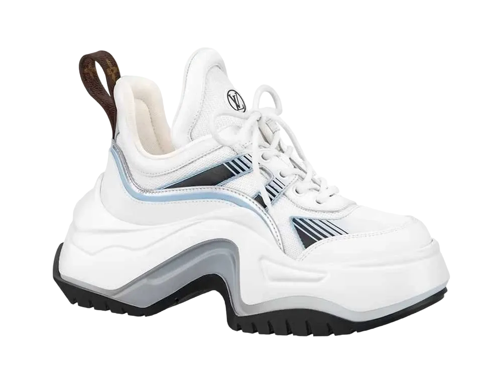 ルイヴィトン ウィメンズ LV アークライト 2.0・ライン スニーカー "ライトブルー"