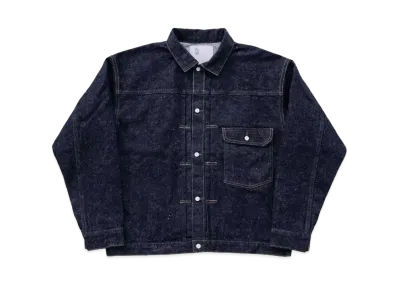 New Manual #012 LV 36’s T-Back Jacket One-Washed "Washed Indigo"