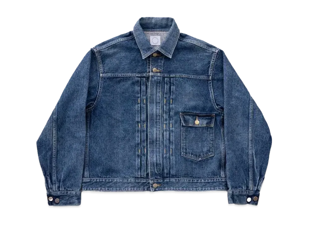 New Manual #013 Head Light Zip Jacket "Indigo"