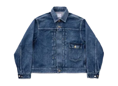 New Manual #013 Head Light Zip Jacket "Indigo"
