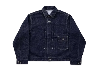 New Manual #013 Head Light Zip Jacket One-Washed "Washed Indigo"