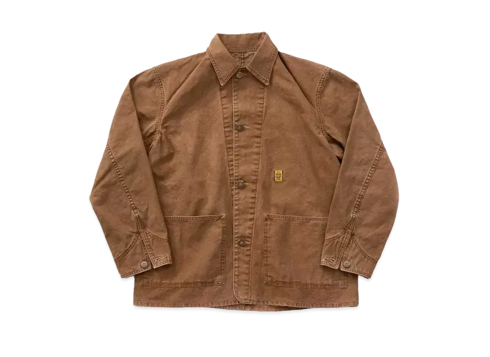 New Manual #014 Head Light Duck Chore Jacket "Brown"