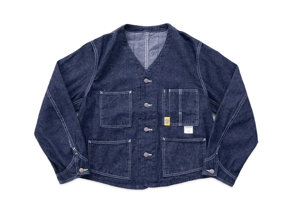 New Manual #015 Head Light Engineer Jacket One-Washed "Indigo"