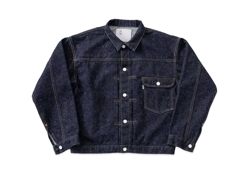 New Manual #001 T-Back Denim Jacket One-Washed "Washed Indigo"