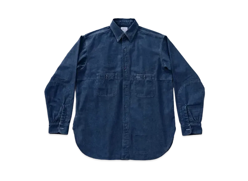 New Manual #016 Unique Dangarees Work Shirt "Indigo"
