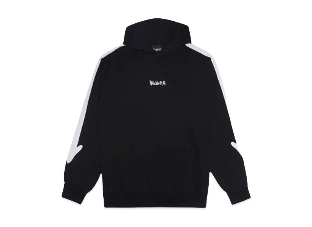 DISCLAIMER DIS MAGLIA UOMO CON CAPPUCCIO IN FEL "NERO"