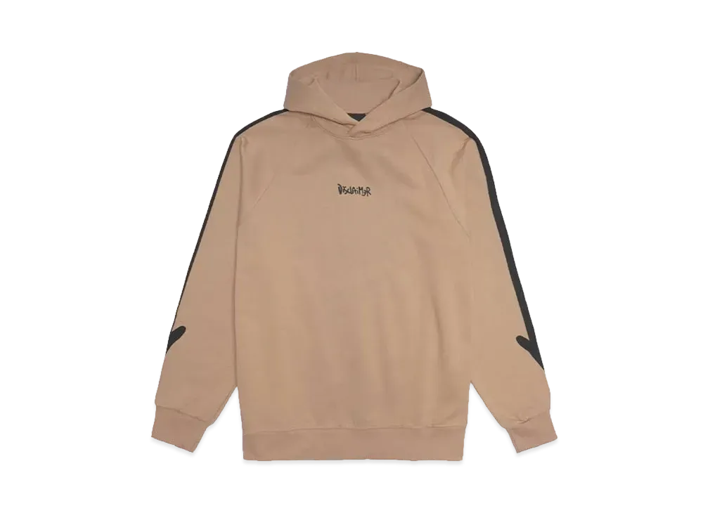 DISCLAIMER DIS MAGLIA UOMO CON CAPPUCCIO IN FEL "BROWN"