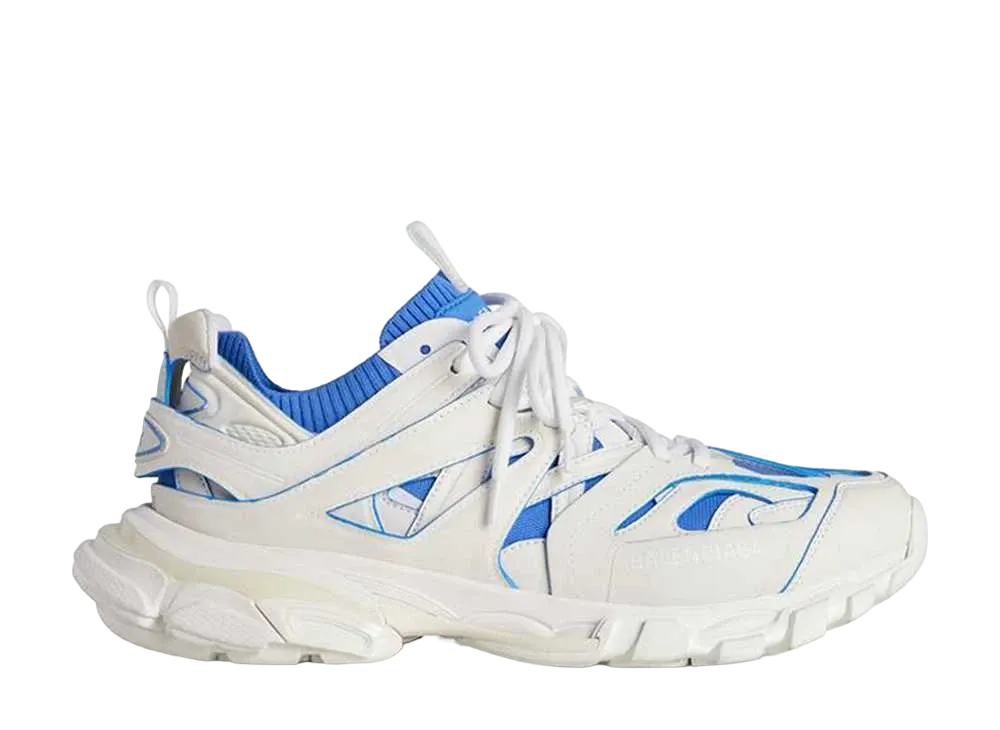 バレンシアガ トラック ソックス スニーカー "ホワイト/ブルー"