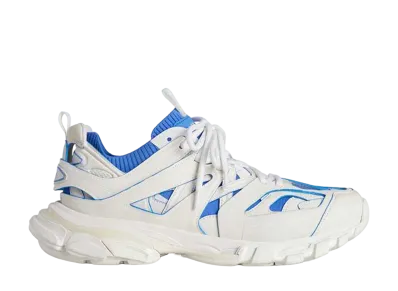 バレンシアガ トラック ソックス スニーカー "ホワイト/ブルー"