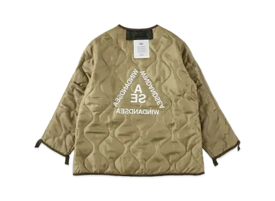 WIND AND SEA Triangle W M-65 Quilting Liner "Olive"