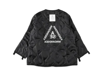 WIND AND SEA Triangle W M-65 Quilting Liner "Black"
