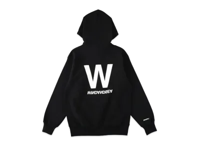 WIND AND SEA W Zip-Up Fleece Hoodie "Black"