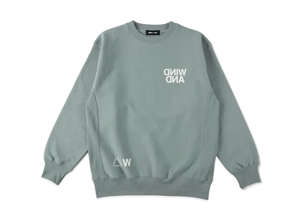 WIND AND SEA W Fleece Crew Neck "S Green"