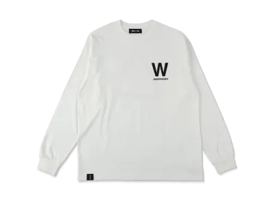 WIND AND SEA Triangle W L/S Tee "White"