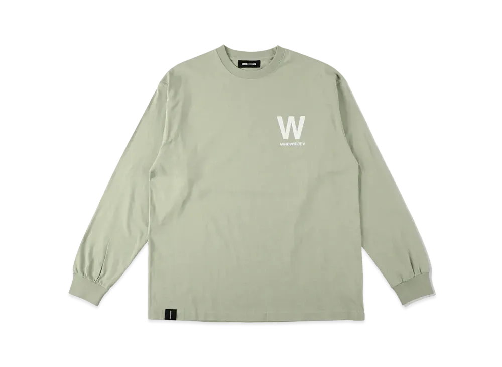 WIND AND SEA Triangle W L/S Tee "S Green"