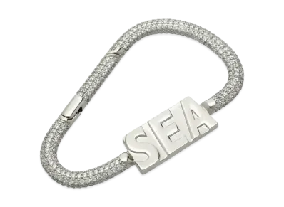 WIND AND SEA Sea Rhine Stone Carabiner "Silver"
