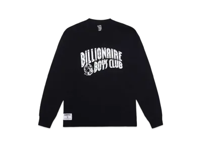 BILLIONAIRE BOYS CLUB COTTON L/S T-SHIRT ARCH LOGO "BLACK"