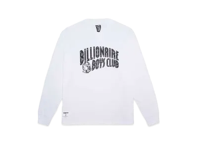 BILLIONAIRE BOYS CLUB COTTON L/S T-SHIRT ARCH LOGO "WHITE"