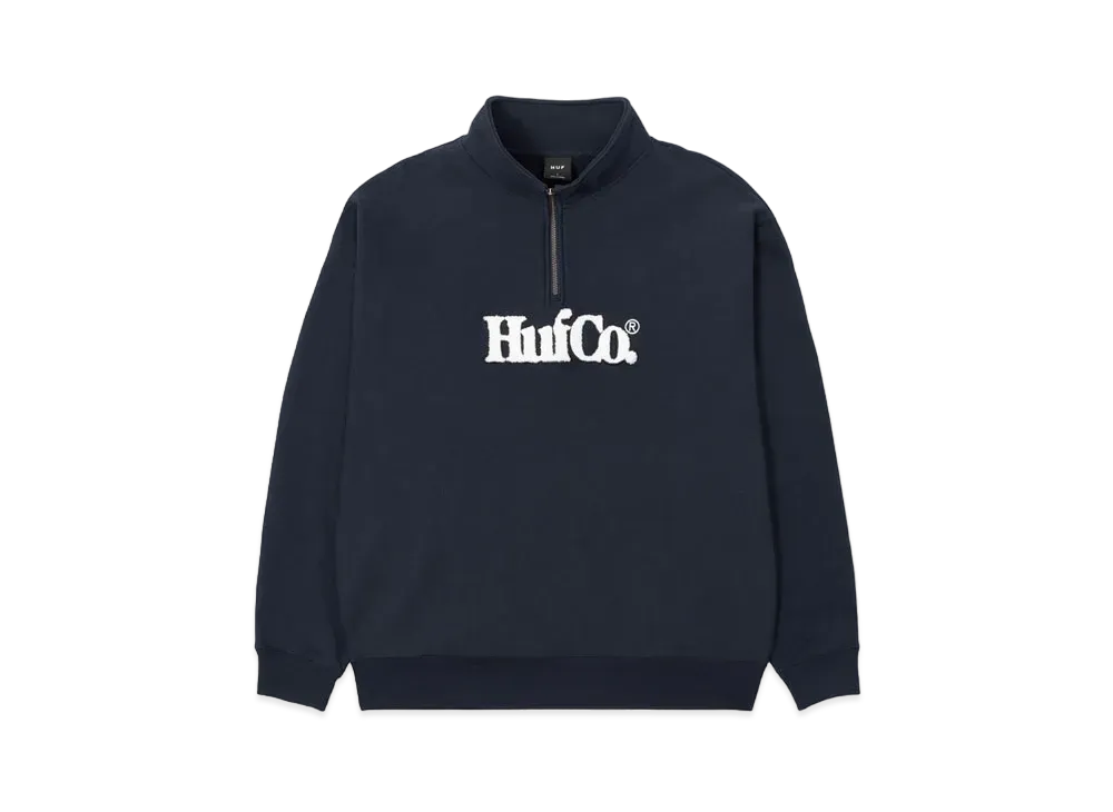 HUF CO Half Zip Fleece (Online Store Only) "Navy"