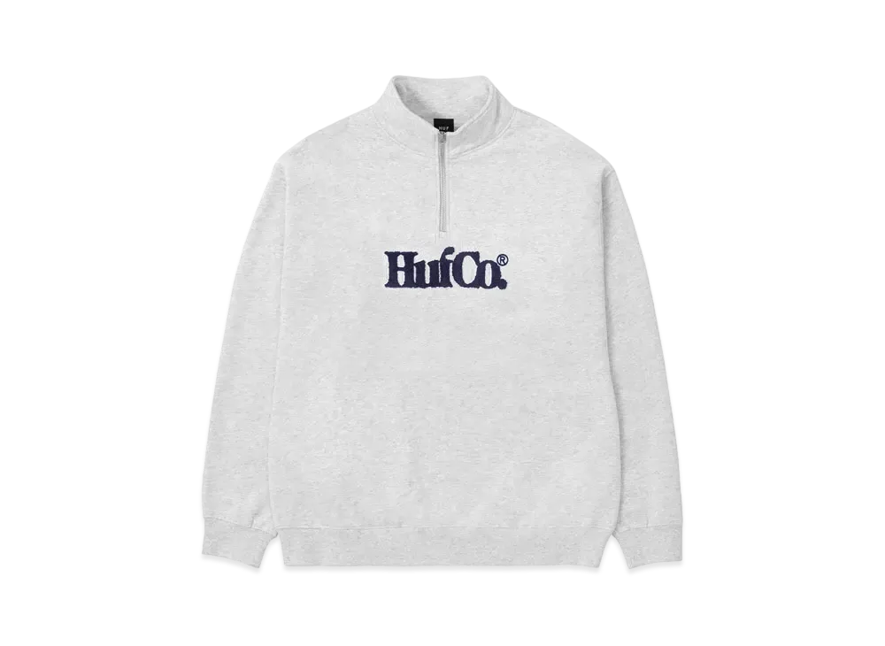 HUF CO Half Zip Fleece (Online Store Only) "Ahs Grey"