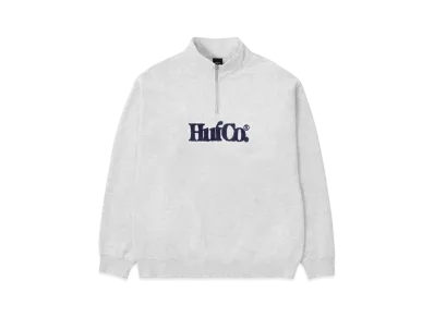 HUF CO Half Zip Fleece (Online Store Only) "Ahs Grey"